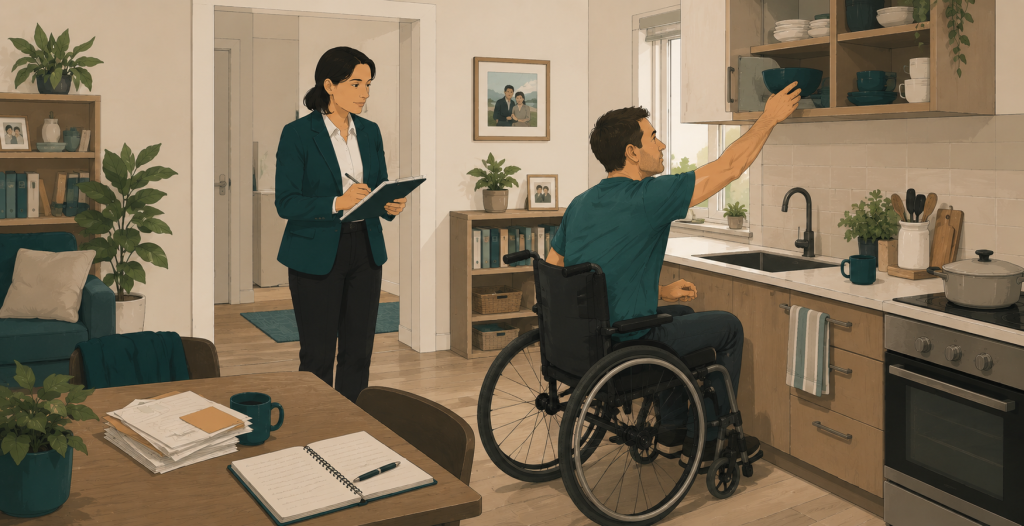 Occupational therapy assessment for spinal cord injury